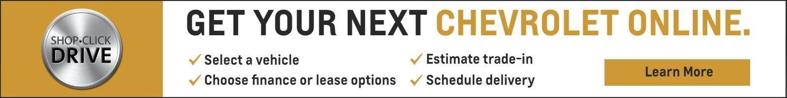 Get Your Next Chevrolet Online
